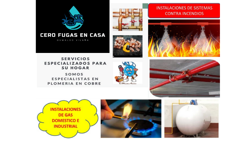 Plomero Quito urgente sistemas contra incendios