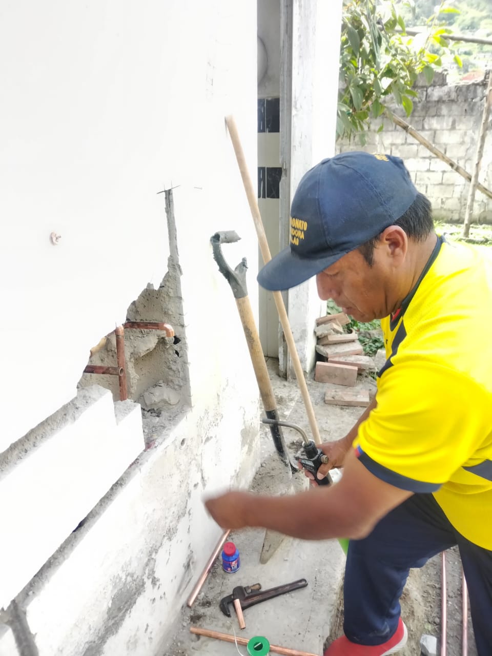 Sistema de Cobre fugas de agua Quito